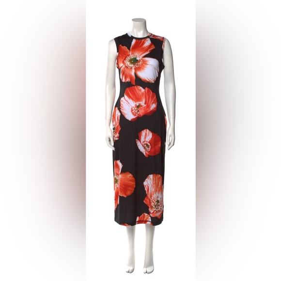 STINE GOYA Black Floral Sleeveless Dress - Picture 3 of 7